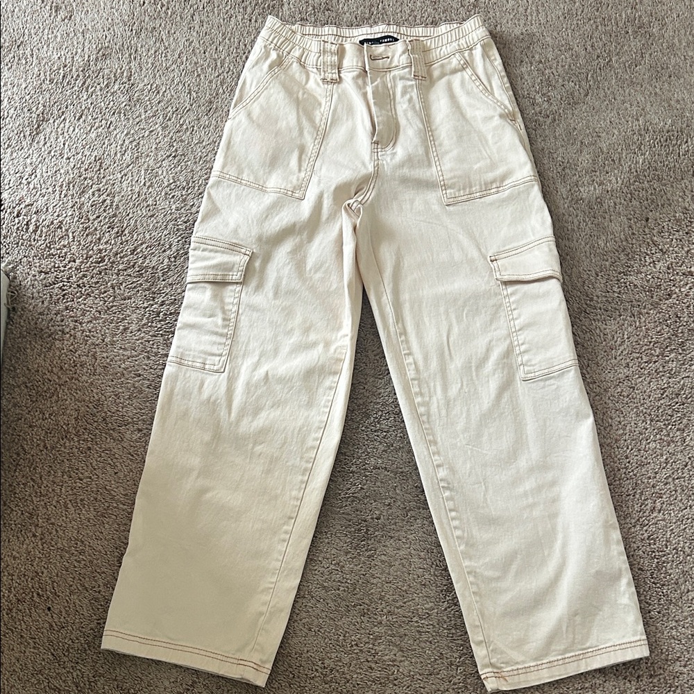 Almost Famous Beige Cargo Pants